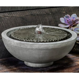 Equinox Garden Terrace Fountain in Cast Stone by Campania International FT-243 - Majestic Fountains