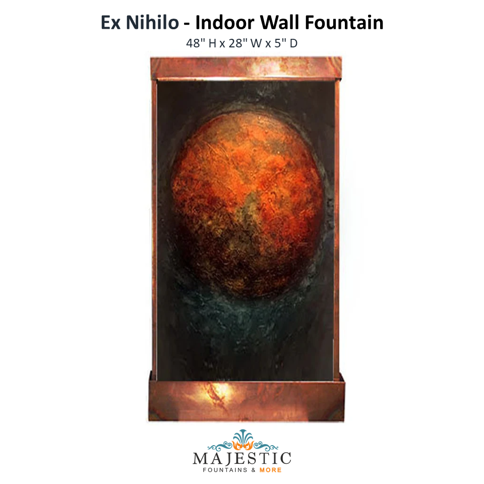 Harvey Gallery Ex Nihilo - Indoor Wall Fountain - Majestic Fountains