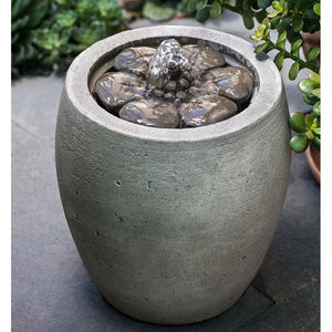 M-Series Camellia Fountain in Cast Stone by Campania International FT-265 - Majestic Fountains