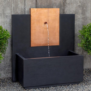 MC3 Fountain-Copper in Cast Stone by Campania International FT-333 - Majestic Fountains