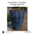 Facet Planter Rustic Blue in Glazed Terra Cotta By Campania - Majestic Fountains and More