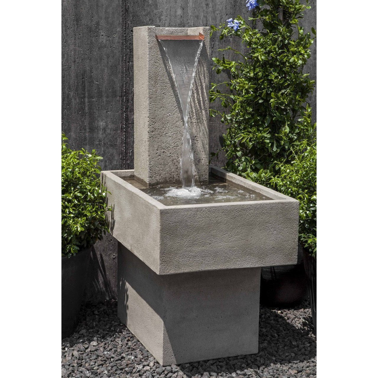 Falling Water Fountain III in Cast Stone by Campania International FT-287 - Majestic Fountains