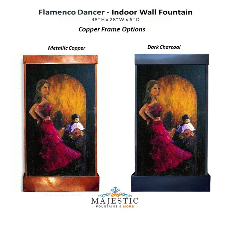 Harvey Gallery Flamenco Dancer - Indoor Wall Fountain - Majestic Fountains