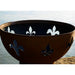 Fleur de Lis by Fire Pit Art - Majestic Fountains