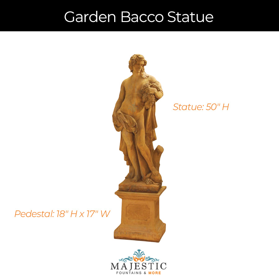 Giannini Garden Bacco Statue - #8031 - Majestic Fountains