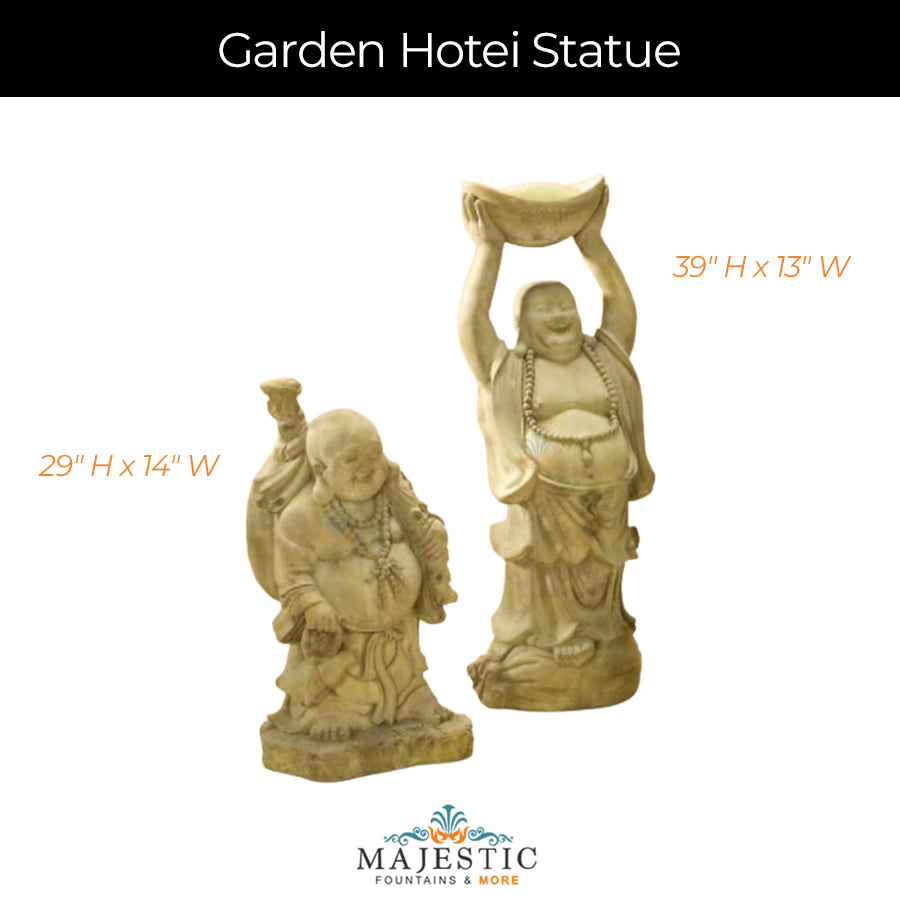 Giannini Garden Hotei Statue - #8022 & 8023 - Majestic Fountains