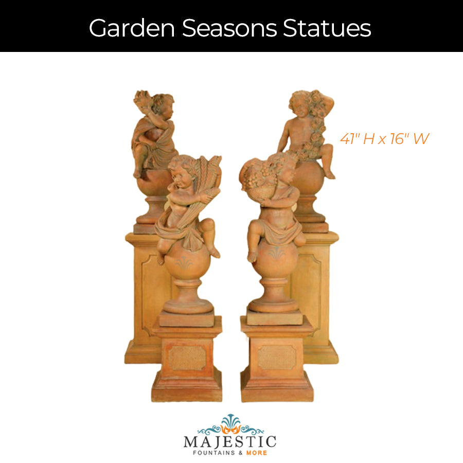 Giannini Garden Seasons Statues - Majestic Fountains