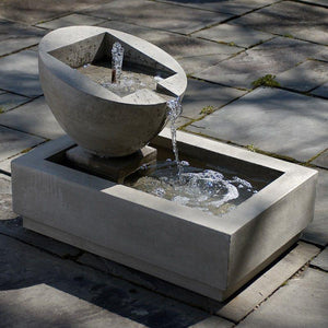 Genesis II Fountain in Cast Stone by Campania International FT-73 - Majestic Fountains