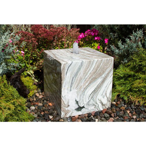 Glacier Marble - Cube Fountain Kit - Choose from  multiple sizes - Majestic Fountains