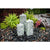 Triple stone columns in Green Marble TALL 4 sides smooth - DIY Fountain Kit - Majestic Fountains