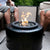 HPC Sport Portable Metal Fire Pit - Majestic Fountains and More