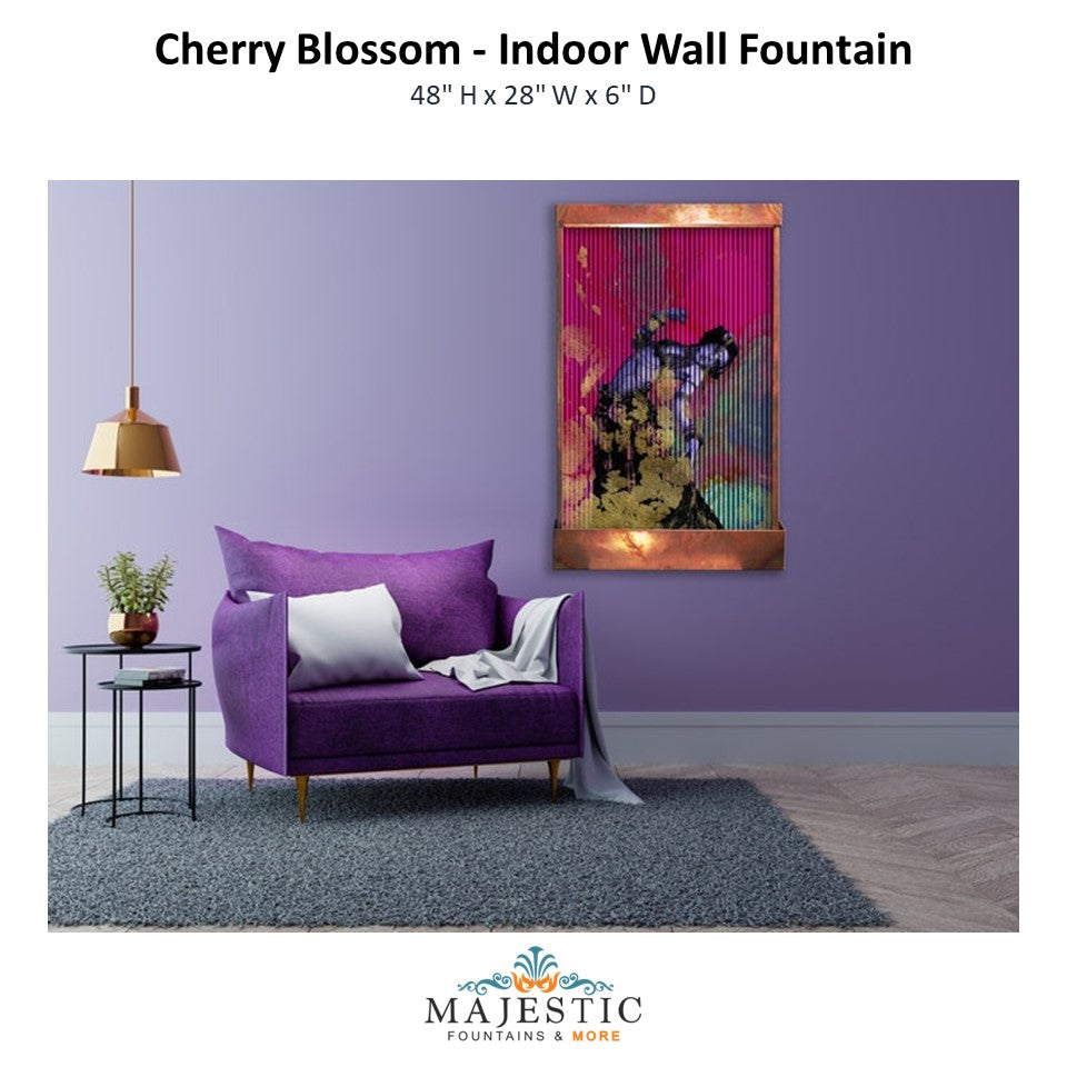 Harvey Gallery Cherry Blossom  - Indoor Wall Fountain
