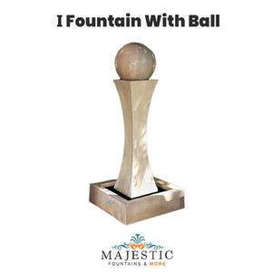 I Fountain with ball - Majestic Fountains