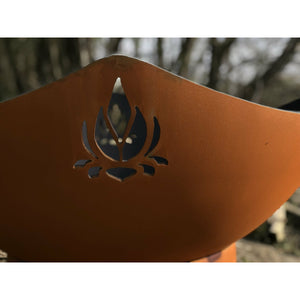 Namaste by Fire Pit Art - Majestic Fountains