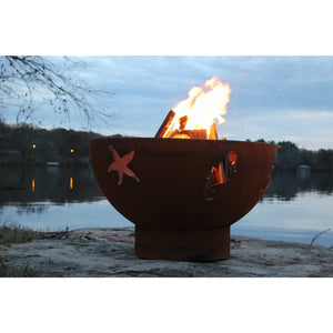 Sea Creatures by Fire Pit Art - Majestic Fountains