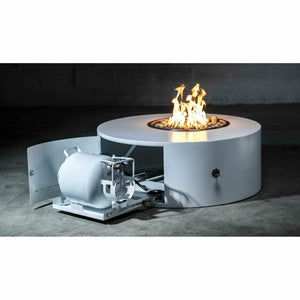 TOP Fires Isla Fire Pit in Powder Coated Steel by The Outdoor Plus - Majestic Fountains