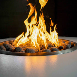 TOP Fires Isla Fire Pit in Powder Coated Steel by The Outdoor Plus - Majestic Fountains