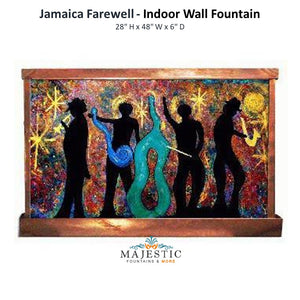 Harvey Gallery Jamaica Farewell - Indoor Wall Fountain - Majestic Fountains