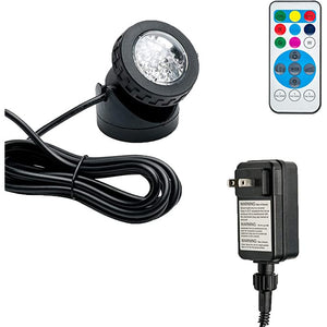 Submersible LED Lights Kit - Color Changing lights w Remote for fountains