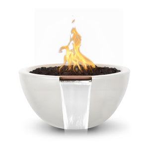 Top Fires Luna Fire & Water Bowl in Concrete by The Outdoor Plus