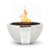 Top Fires Luna Fire & Water Bowl in Concrete by The Outdoor Plus