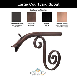 Courtyard Spout – Large - Majestic Fountains