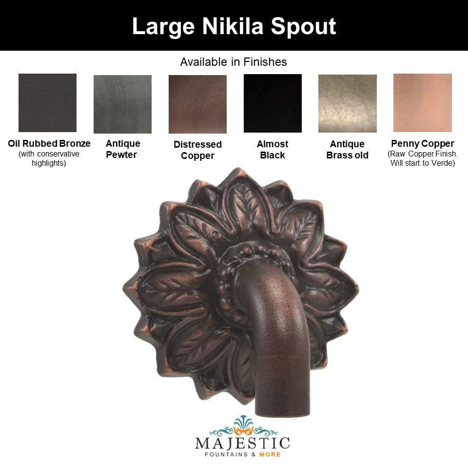 Nikila Spout – Large - Majestic Fountains