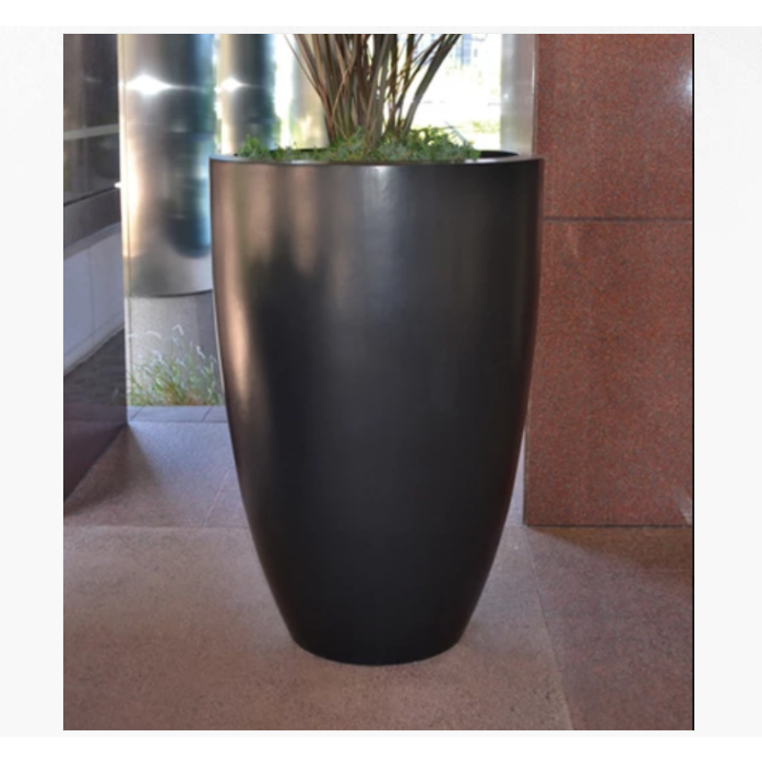 tall round planter pots Legacy Round Tall Planter — Majestic Fountains and More