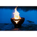 Long Horn by Fire Pit Art - Majestic Fountains