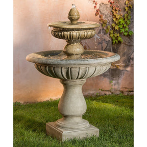 Longvue Fountain in Cast Stone by Campania International FT-225 - Majestic Fountains