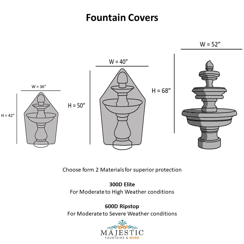 Outdoor Fountain, Sculpture, Water Feature Cover
