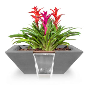 The Outdoor Plus Maya Planter & Water Bowl in GFRC Concrete