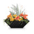 TOP Fires Maya Powder Coated Metal Planter & Water Bowl by The Outdoor Plus - Majestic Fountains