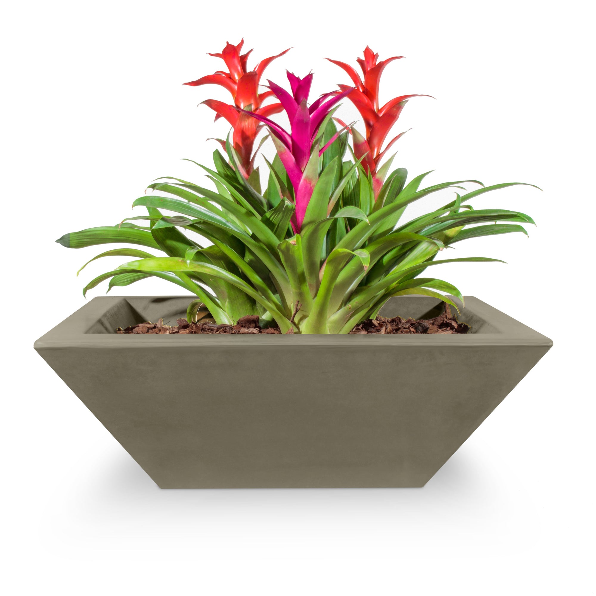 TOP Fires Maya Planter Bowl in GFRC by The Outdoor Plus - Majestic Fountains