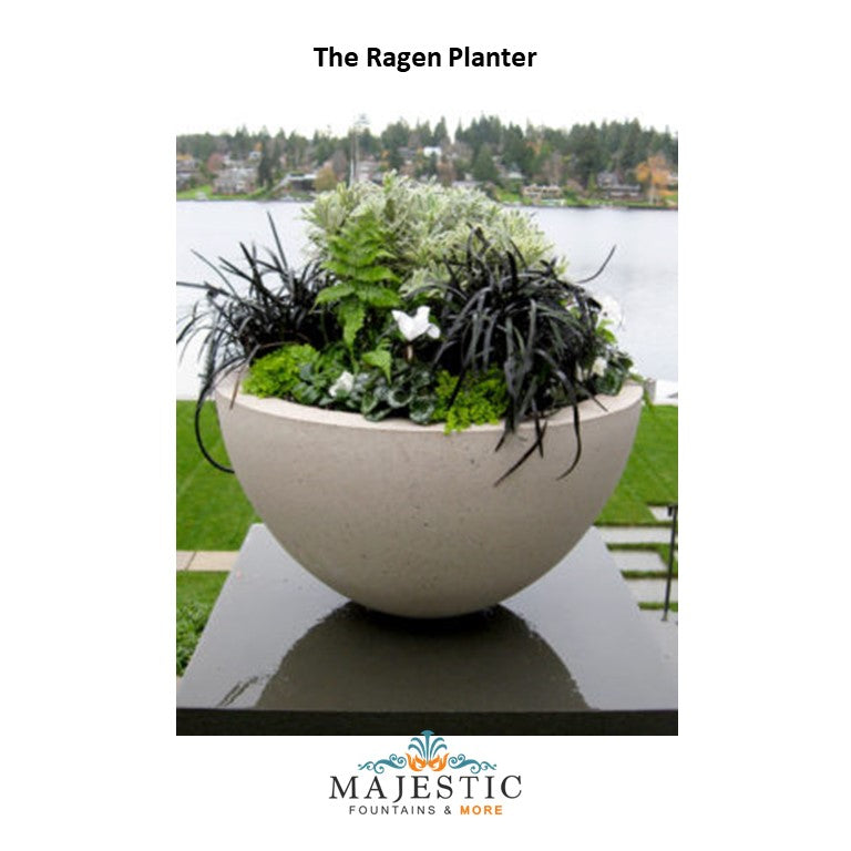 NB Ragen Planter in GFRC - Majestic Fountains and More.