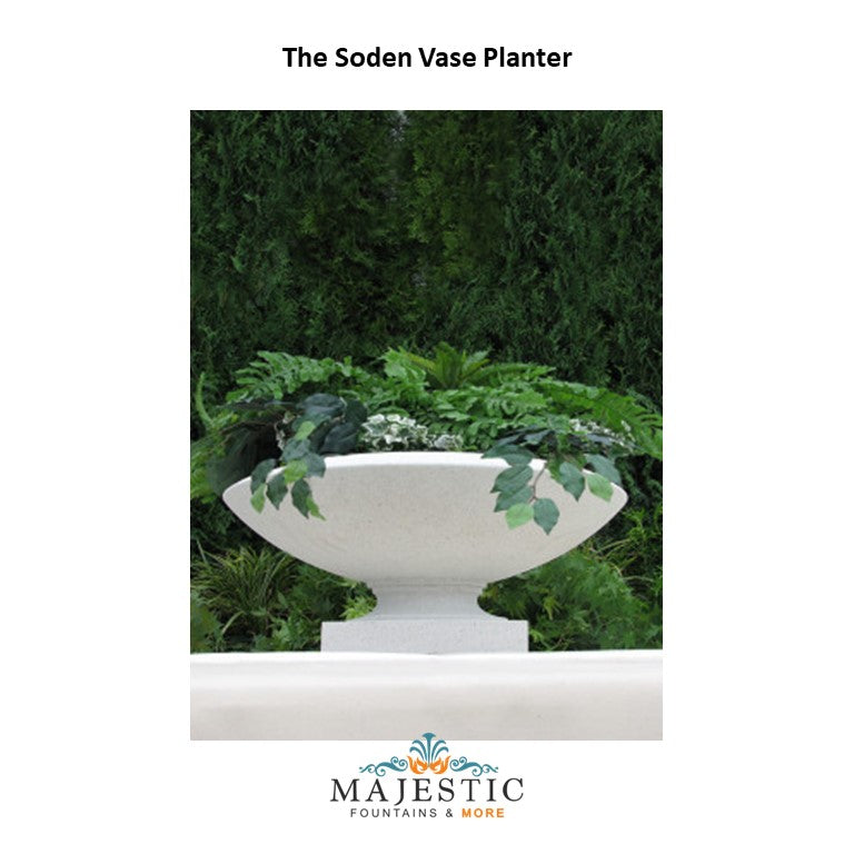 NB Soden Vase Planter in GFRC - Majestic Fountains and More.