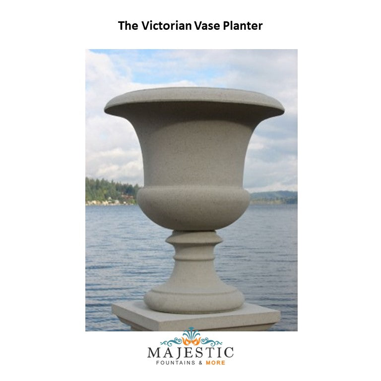 NB Victorian Vase Planter in GFRC - Majestic Fountains and More.