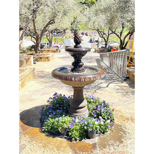 Giannini Garden Newcastle Concrete Outdoor Fountain - 1171 - Majestic Fountains