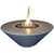 Oblique Round Fire Table - Majestic Fountains
