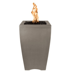 TOP Fires Baston Fire Pillar in GFRC Concrete by The Outdoor Plus - Majestic Fountains