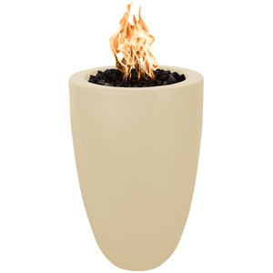 TOP Fires Castillo Fire Pillar in GFRC Concrete by The Outdoor Plus - Majestic Fountains