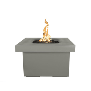 TOP Fires Ramona Square Fire Table in  GFRC Concrete by The Outdoor Plus - Majestic Fountains
