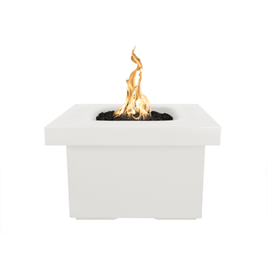 TOP Fires Ramona Square Fire Table in  GFRC Concrete by The Outdoor Plus - Majestic Fountains