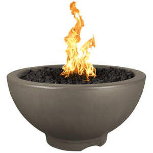 TOP Fires Sonoma Round Fire Pit in GFRC Concrete by The Outdoor Plus - Majestic Fountains