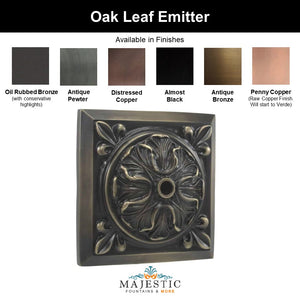Oak Leaf Emitter - Majestic Fountains