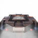 TOP Fires Olympian Square 4-Way Spillway Fire & Water Bowl in Copper by The Outdoor Plus - Majestic Fountains