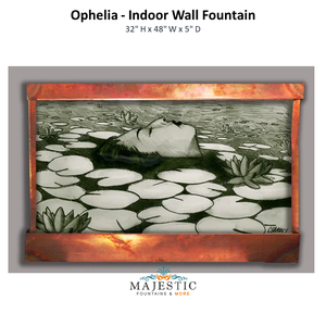 Harvey Gallery Ophelia - Indoor Wall Fountain - Majestic Fountains