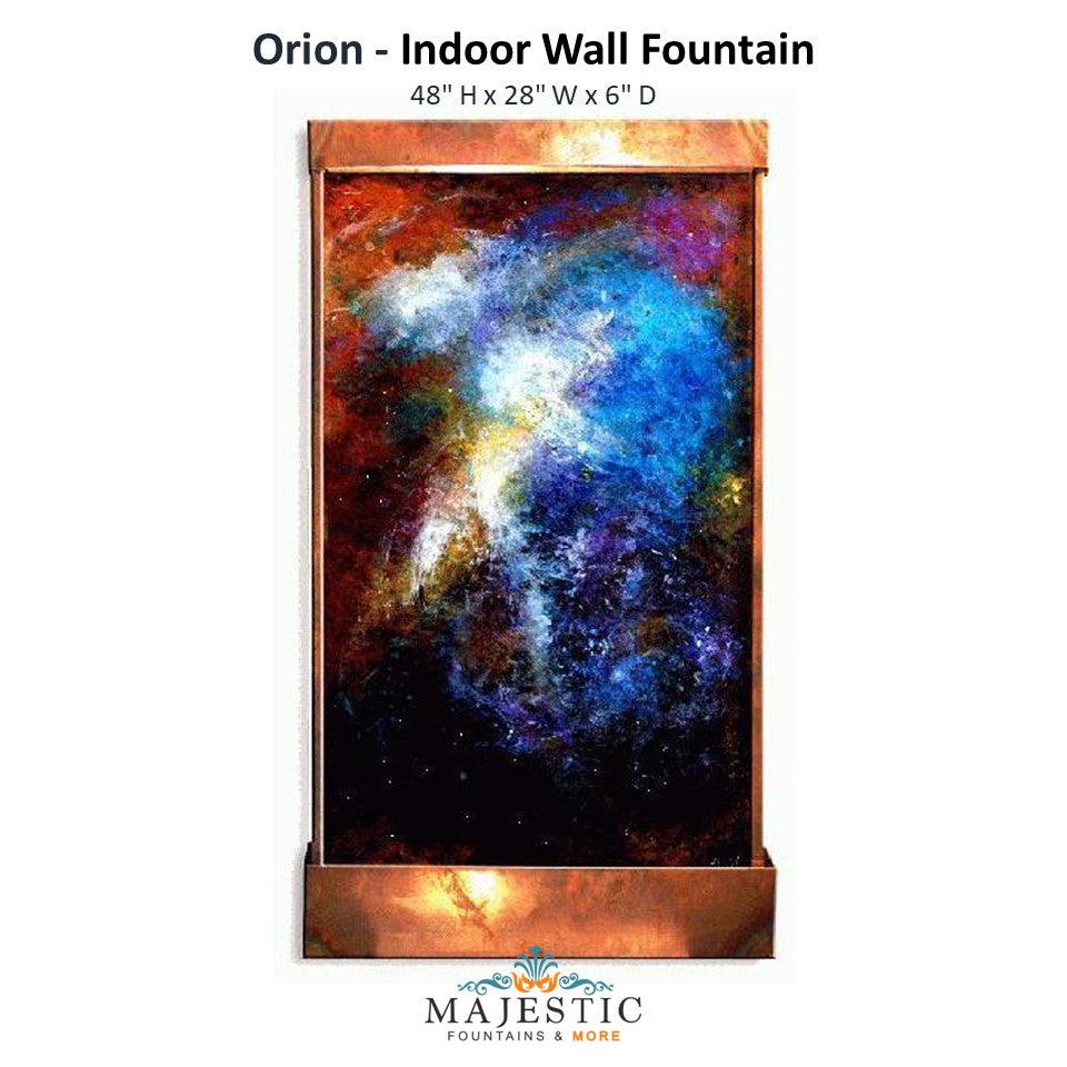 Harvey Gallery Orion - Indoor Wall Fountain - Majestic Fountains