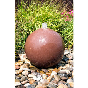 Red Sand Stone - Sphere Fountain Kit - Choose from  multiple sizes - Majestic Fountains
