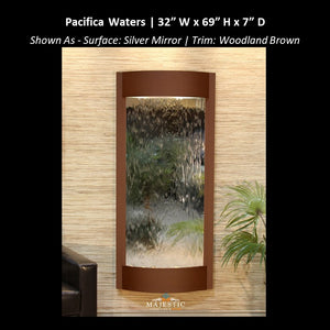 Adagio Pacifica Waters 69"H x 31.5"W - Indoor Wall Fountain - Majestic Fountains